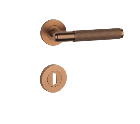 Dverové kovanie MP SH - OVAL - R 1741 PRO 8 MM (CUM PVD - Meď matná PVD)
