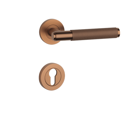 Dverové kovanie MP SH - OVAL - R 1741 PRO 8 MM (CUM PVD - Meď matná PVD)