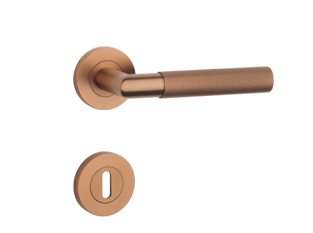 Dverové kovanie MP SH - OVAL - R 1742 PRO 8 MM (CUM PVD - Meď matná PVD)