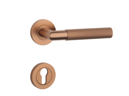 Dverové kovanie MP SH - OVAL - R 1742 PRO 8 MM (CUM PVD - Meď matná PVD)