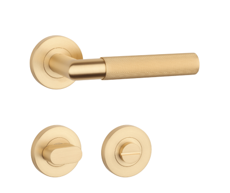 Dverové kovanie MP SH - OVAL - R 1742 PRO 8 MM (OLS - Mosadz brúsená)