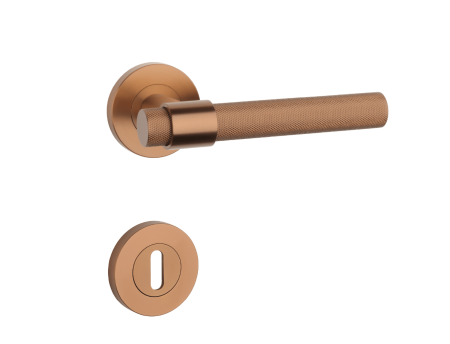 Dverové kovanie MP SH - OVAL - R 1743 PRO 8 MM (CUM PVD - Meď matná PVD)