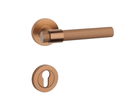 Dverové kovanie MP SH - OVAL - R 1743 PRO 8 MM (CUM PVD - Meď matná PVD)