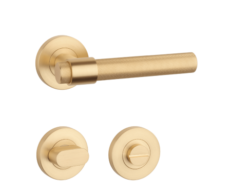 Dverové kovanie MP SH - OVAL - R 1743 PRO 8 MM (OLS - Mosadz brúsená)