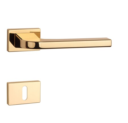 Dverové kovanie MP AS - ISMENA - RT 7S (OLV - Mosadz leštená lakovaná)