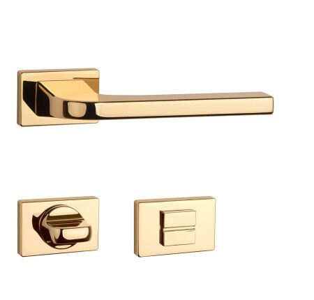 Dverové kovanie MP AS - ISMENA - RT 7S (OLV - Mosadz leštená lakovaná)