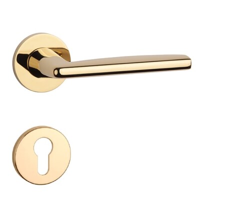 Dverové kovanie MP AT - LUNA - R 7S (GOLD PVD - Lesklá zlatá PVD)