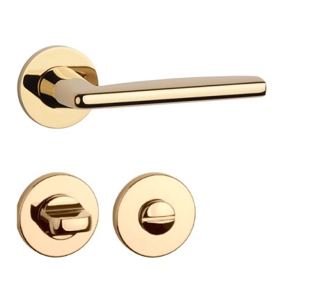 Dverové kovanie MP AT - LUNA - R 7S (GOLD PVD - Lesklá zlatá PVD)