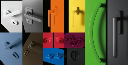 Dverné madlo MP CB - MADLO ONE 350 (Čierna matná (C03)