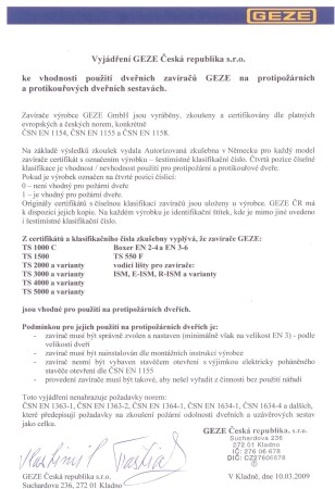 Samozatvárač s klznou lištou MP GZ - TS 3000 (Čierna)