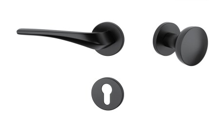 Dverové kovanie MP Dalia - R 7S (BS - Čierna matná)