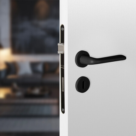 Dverné kovanie MP VM - SNAPP - R (Čierna matná)