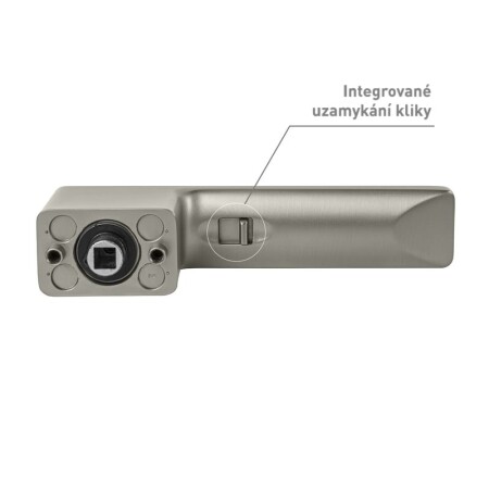 Kľučka na dvere s uzamykaním MPK - GRANDERA SWITCH LOCK - RT (NP - Nikel perla)