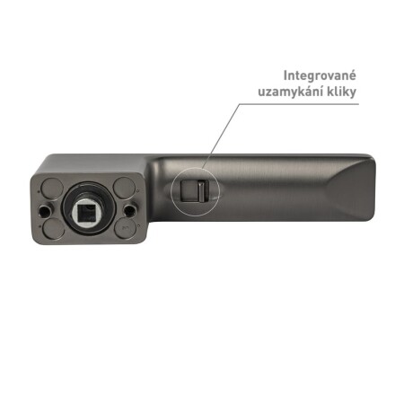 Kľučka na dvere s uzamykaním MPK - GRANDERA SWITCH LOCK - RT (T - Titan)