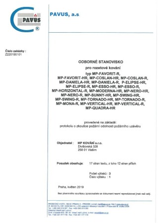 Dverové kovanie MP COSLAN - R (BS - Čierna matná)