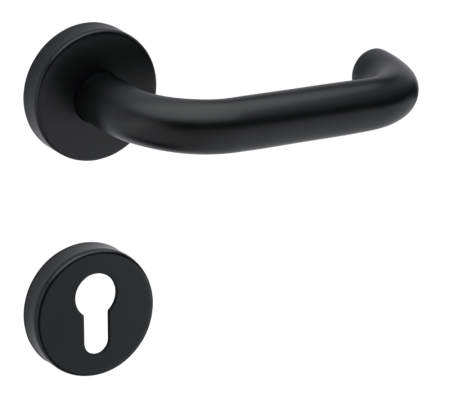 Dverové kovanie MP TI - COSLAN - R 2000 (BS - Čierna matná)