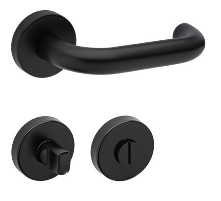 Dverové kovanie MP TI - COSLAN - R 2000 (BS - Čierna matná)