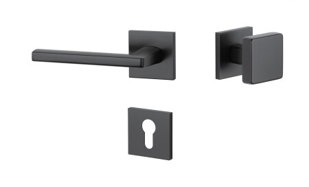 Dverové kovanie MP Pyrola - HR 7S (BS - Čierna matná)