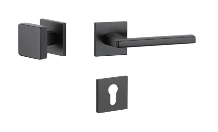 Dverové kovanie MP Pyrola - HR 7S (BS - Čierna matná)