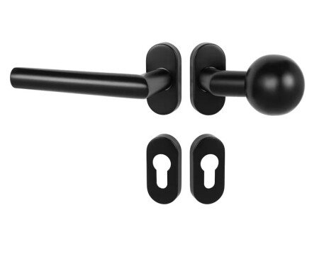 Dverové kovanie MP Favorit - UOR (ČIERNA MATNÁ)