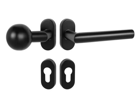 Dverové kovanie MP Favorit - UOR (ČIERNA MATNÁ)