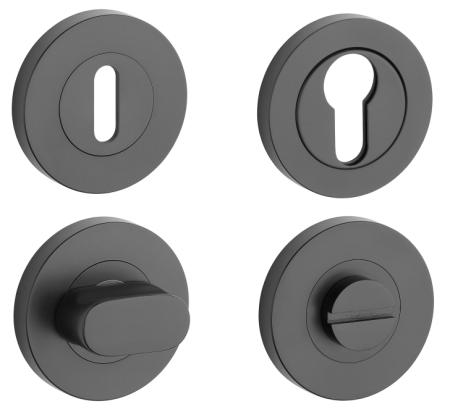 Dverná rozeta MP SH - R PRO 8 MM (BS - Čierna matná)