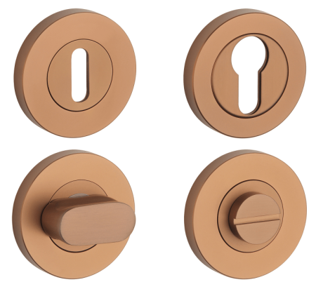 Dverná rozeta MP SH - R PRO 8 MM (CUM PVD - Meď matná PVD)