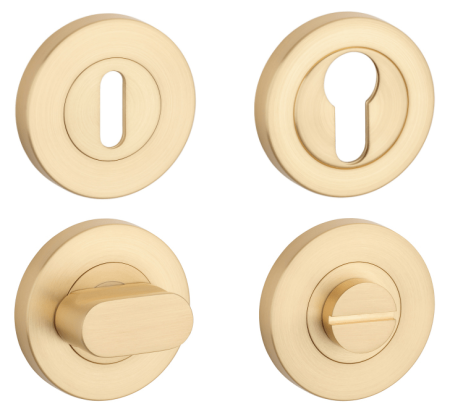 Dverná rozeta MP SH - R PRO 8 MM (OLS - Mosadz brúsená)