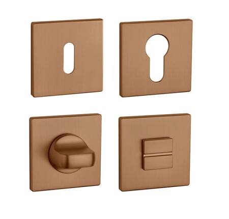 Dverná rozeta MP AS - HR 5S (CUM PVD - Meď matná PVD)