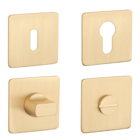 Dverná rozeta MP SH - HR 3SM (OLS - Mosadz brúsená)