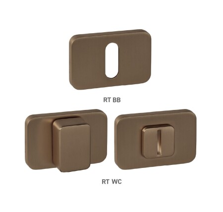 Dverná rozeta MP MPK - PERFECTA - RT (CUM - Meď matná)