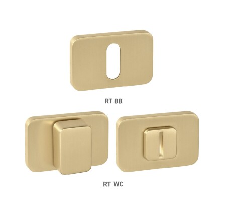 Dverná rozeta MP MPK - PERFECTA - RT (OLS - Mosadz brúsená)