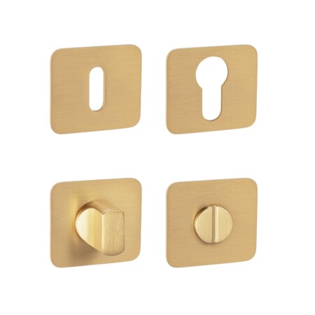 Dverná rozeta ku kľučke MP GK - ONE - HR (OLS - Mosadz brúsená)