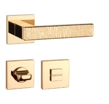 Dverové kovanie MP AS - AMARYLIA - HR 7S (OLV - Mosadz leštená lakovaná)