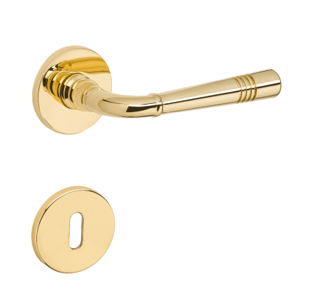 Dverové kovanie MP TI - DIADEM - R 4009 5S (OLV - Mosadz leštená lakovaná)