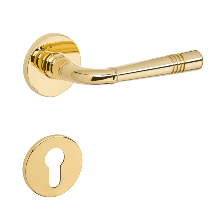 Dverové kovanie MP TI - DIADEM - R 4009 5S (OLV - Mosadz leštená lakovaná)