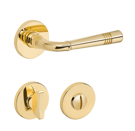 Dverové kovanie MP TI - DIADEM - R 4009 5S (OLV - Mosadz leštená lakovaná)