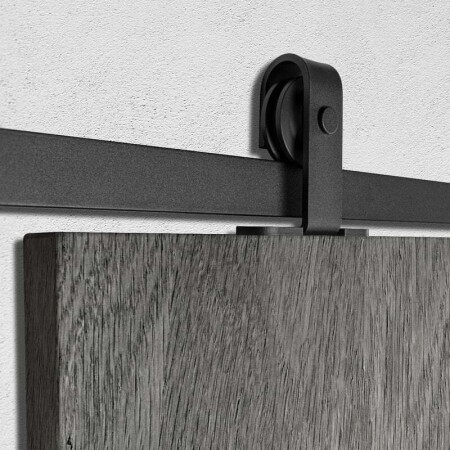 Posuvný systém mp VINTAGE 3 s tlmičom a koľajnicou 2m (BS - Čierna matná)