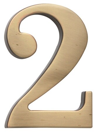 Domová číslica COBRA - 10 cm (OFS)