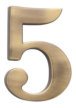 Domová číslica COBRA - 10 cm (OFS)