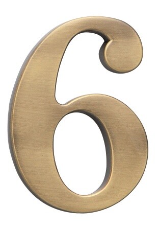 Domová číslica COBRA - 10 cm (OFS)