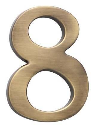 Domová číslica COBRA - 10 cm (OFS)