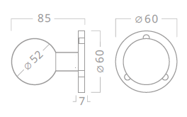 Guľa ku kovaniu ACT RF vrut (F1)