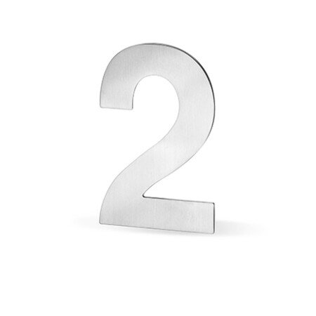 Fasádne čísla ACT - 12 cm (NEREZ)