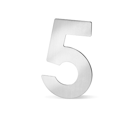 Fasádne čísla ACT - 12 cm (NEREZ)