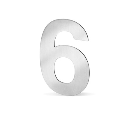 Fasádne čísla ACT - 12 cm (NEREZ)