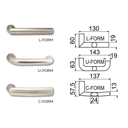 Bezpečnostné kovanie RICHTER R.711.ZB TB3 (NEREZ)