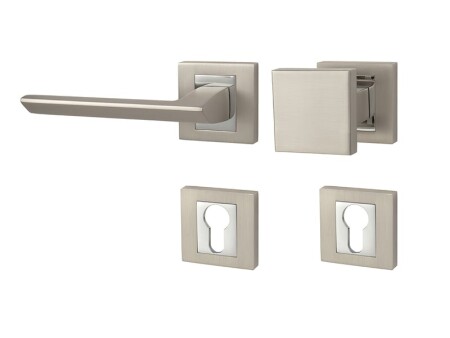 Dverové kovanie MP Jasper HR (NP/OC - Nikel perla / chróm lesklý)