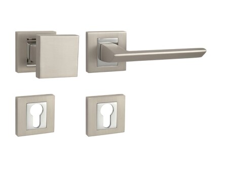 Dverové kovanie MP Jasper HR (NP/OC - Nikel perla / chróm lesklý)