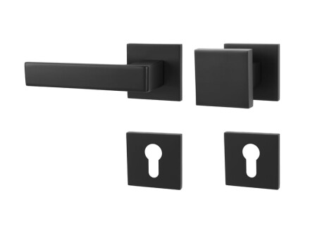 Dverové kovanie MP HIT HR SQ6 (BS - Čierna matná)